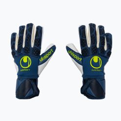 Mănuși de portar pentru copii uhlsport Hyperact Supersoft HN albastru-alb 101123601