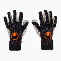 Mănuși de portar Uhlsport Speed Contact Supergrip+ Finger Surround negru-albe 101126001