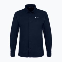 Cămașă de trekking pentru bărbați Salewa Fanes Hemp Hemp albastru marin 00-0000028298