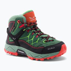 Cizme de trekking pentru copii Salewa Alp Trainer Mid GTX verde 00-0000064010