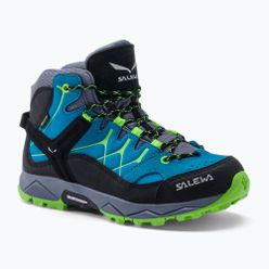 Cizme de trekking pentru copii Salewa Alp Trainer Mid GTX albastru 00-0000064010