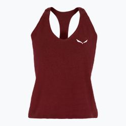 Salewa cămașă de alpinism pentru femei Lavaredo Hemp Crop Tank roșu 00-0000028369