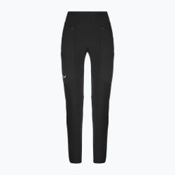 Pantaloni softshell pentru femei Salewa Puez DST Warm Cargo negru 00-0000028483