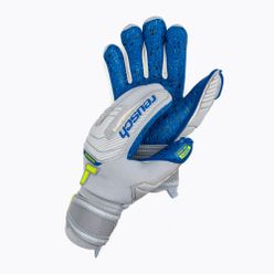 Mănuși de portar pentru copii Reusch Attrakt Fusion Finger Support Guardian gri pentru copii 5272940