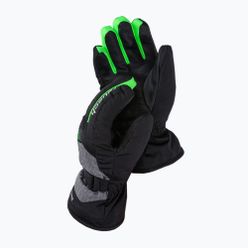 Mănuși de schi pentru copii Reusch Flash Gore-Tex negru/verde 62/61/305