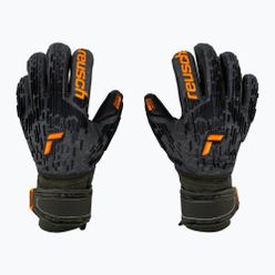 Reusch Attrakt Freegel Freegel Gold Finger Support Goalkeeper Gloves negru 5370030-5555
