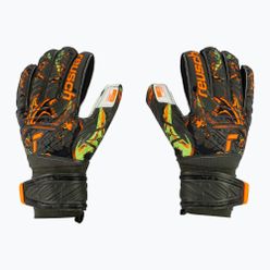 Mănuși de portar Reusch Attrakt Grip Finger Support verzi-portocalii 5370010-5556