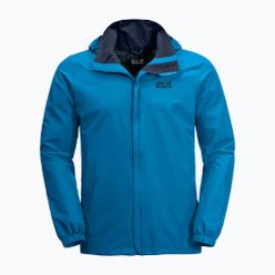 Jack Wolfskin jachetă de ploaie pentru bărbați Stormy Point albastru 1111141_1361_002