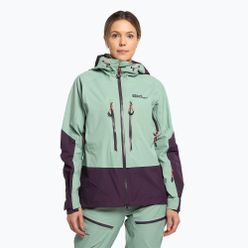 Jack Wolfskin Alpspitze 3L jachetă de schi pentru femei verde 1115201