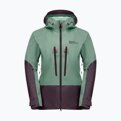 Jack Wolfskin Alpspitze 3L jachetă de schi pentru femei verde 1115201