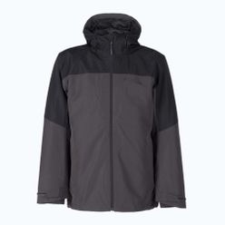 Jack Wolfskin jachetă de ploaie pentru bărbați Glaabach gri-negru 1115291_6000_006
