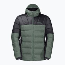 Jack Wolfskin jachetă de bărbați Nebelhorn Down Hoody verde 1207141_4311