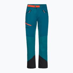 Pantaloni de schi Alpspitze albastru-verde pentru bărbați Jack Wolfskin 1507511