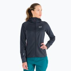 Pulover pentru femei Jack Wolfskin Hydro Grid Fleece gri 1709911
