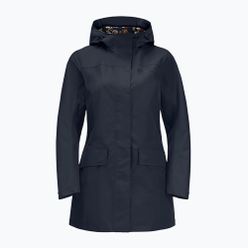 Jack Wolfskin Cape York Paradise jachetă de ploaie pentru femei albastru marin 1111245