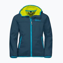 Jack Wolfskin Fourwinds jachetă pentru copii jachetă softshell albastru marin 1608011