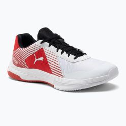 Încălțăminte de volei PUMA Varion alb-roșie 10647207