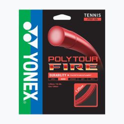 Coardă de tenis YONEX Poly Tour Fire Set roșu