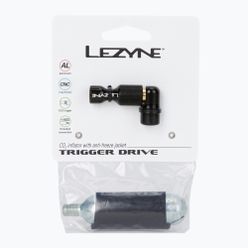 LEZYNE TRIGGER DRIVE CO2 cartuș de umflare pentru biciclete + 1x cartuș negru LZN-1-C2-TRDR-V104