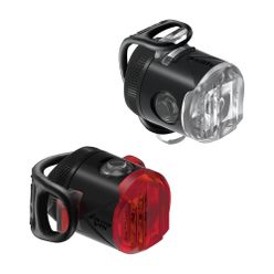 Set de lămpi pentru biciclete Lezyne LED FEMTO DRIVE USB PAIR negru LZN-1-LED-31P-V104