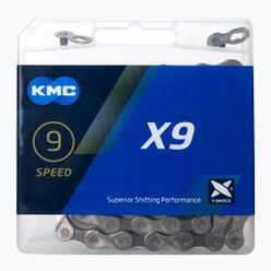 Lanț de bicicletă KMC X9 x114 gri-argintiu BX09NG114