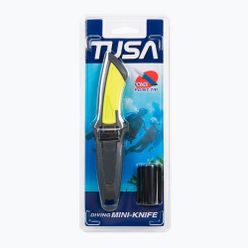 Cuțit de scufundări TUSA Mini Knife, galben, M-1001