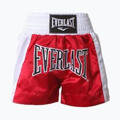 Pantaloni scurți de antrenament pentru bărbați EVERLAST Muay Thai roșu EMT6