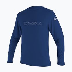 O'Neill Basic Skins LS cu mânecă lungă pentru bărbați O'Neill Basic Skins LS Long Sleeve Sun Shirt albastru marin 4339
