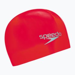 Șapcă de înot pentru copii Speedo Plain Moulded Silicone roșu 68-709900004