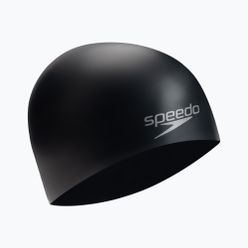 Șapcă de înot Speedo din silicon turnat simplu negru 68-709849097