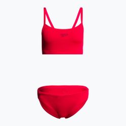 Costum de baie din două piese pentru femei Speedo Essential Endurance+ Thinstrap Bikini roșu 126736446