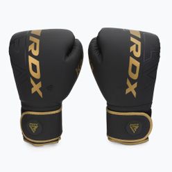 Mănuși de box RDX F6 negru-galbene BGR-F6MGL