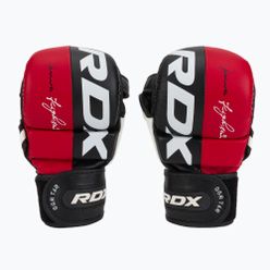 Mănuși de grappling RDX T6 negru-roșu GGR-T6R
