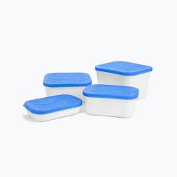 Preston White Bait Tubs cutie de momeală albă și albastră P0260007