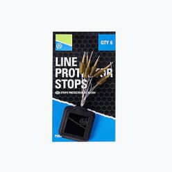 Preston Line Protector 6 piese de pescuit maro dopuri de pescuit maro P0030024