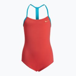 Costum de baie dintr-o singură piesă pentru copii Nike Solid Girl II portocaliu NESS9629-859