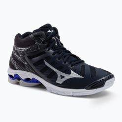 Pantofi de volei pentru bărbați Mizuno Wave Voltage Mid albastru marin V1GA216501
