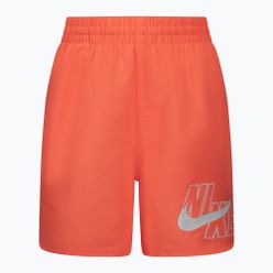 Pantaloni scurți de baie Nike Logo Solid Lap pentru copii, portocaliu NESSA771