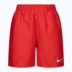 Pantaloni scurți de baie pentru copii Nike Logo Solid Lap roșu NESSB866
