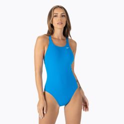 Costume de baie dintr-o bucată Nike Hydrastrong Solid Fastback pentru femei, albastru NESSA001