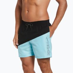 Pantaloni scurți de înot Nike Block Swoosh 5 Volley pentru bărbați albastru NESSC492