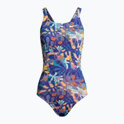 Costum de baie dintr-o singură piesă pentru femei Nike Multiple Print Fastback violet NESSC050-593