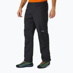 Rab Downpour Eco FZ pantaloni de ploaie pentru bărbați negru QWG-86