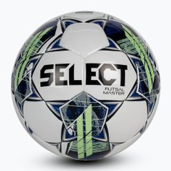Selectați Futsal Master Shiny V22 fotbal alb și negru 310014