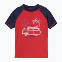 Tricou de baie Color Kids Print roșu CO7201304552