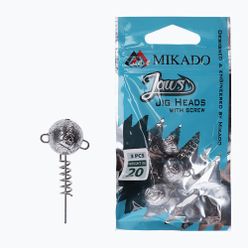 Mikado Jaws jig cap cu șurub 3 buc. argint OMGJ-10