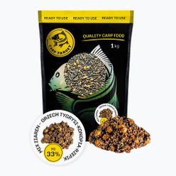 Carp Target amestec de cereale Hemp-Tiger Walnut-Rhubarb 33% 0060