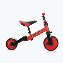 Bicicletă pentru copii Milly Mally 3in1 Optimus, roșu, 2712
