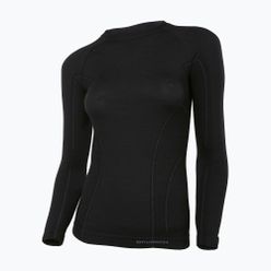 Tricou termoactiv pentru femei Brubeck Active Wool 9947 negru LS12810