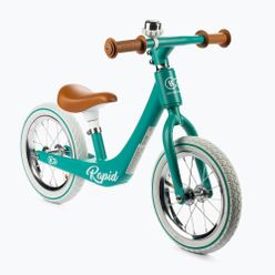 Bicicletă fără pedale pentru copii Kinderkraft Rapid, verde, KKRRAPIGRE0000